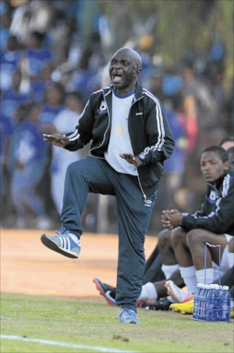 REDEPLOYED: Mpumalanga Black Aces coach Jacob Sakala Photo: Gallo Images