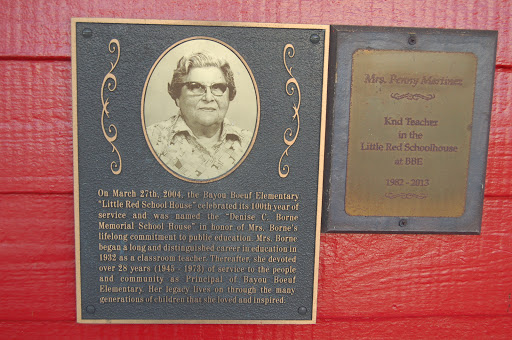 On March 27th.. 2004. the Bayou Boeuf Elementary "Little Red School House" celebrated its 100th year of service and was named the "Denise C. Borne Memorial School House" in honor of Mrs. Borne's...