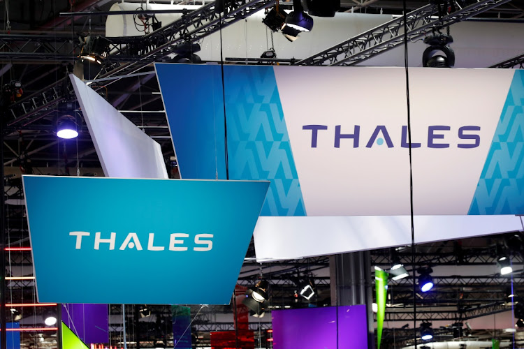 Thales signage at a show in Paris, France. Picture: REUTERS/CHARLES PLATIAU