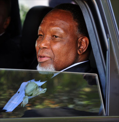 Deputy President Kgalema Motlanthe arrives for his wedding. Photo: GCIS