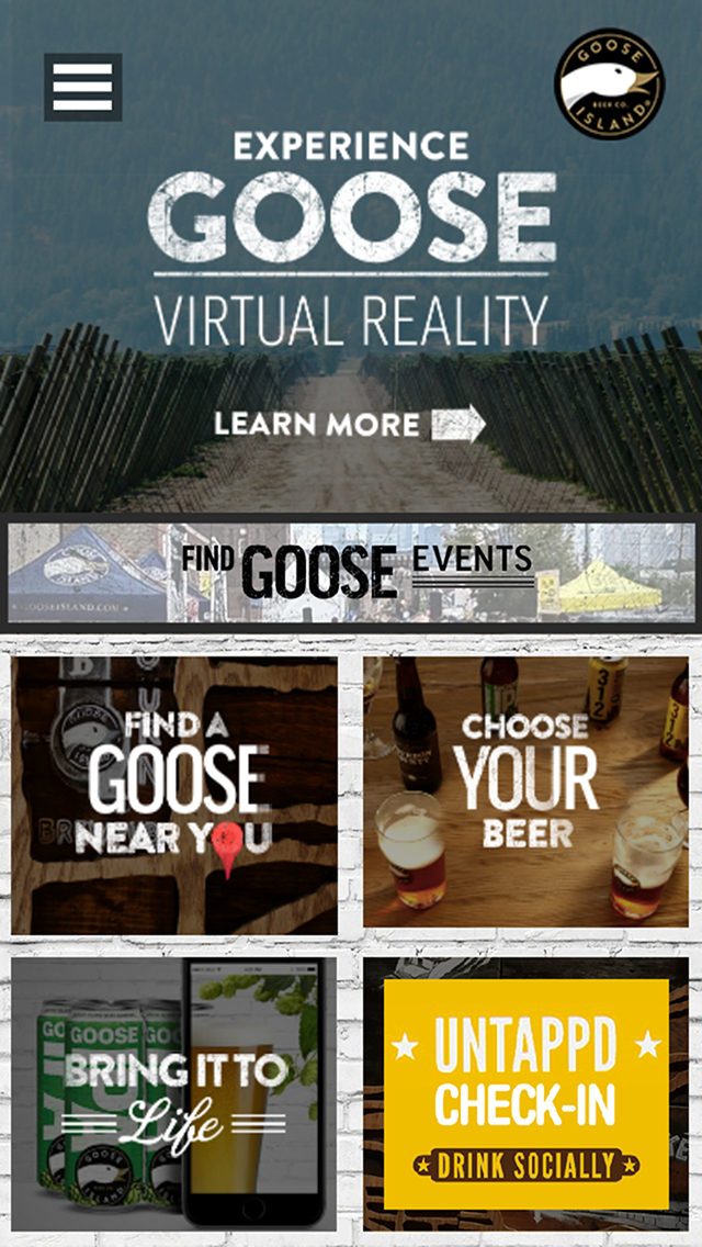Android application Goose Island Beer Company screenshort