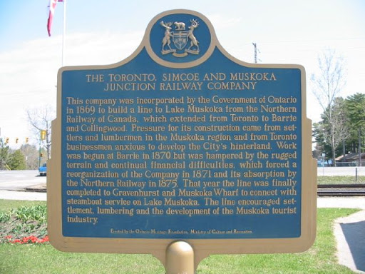 This company was incorporated by the Government of Ontario in 1869 to build a line to Lake Muskoka from the Northern Railway of Canada, which extended from Toronto to Barrie and Collingwood....