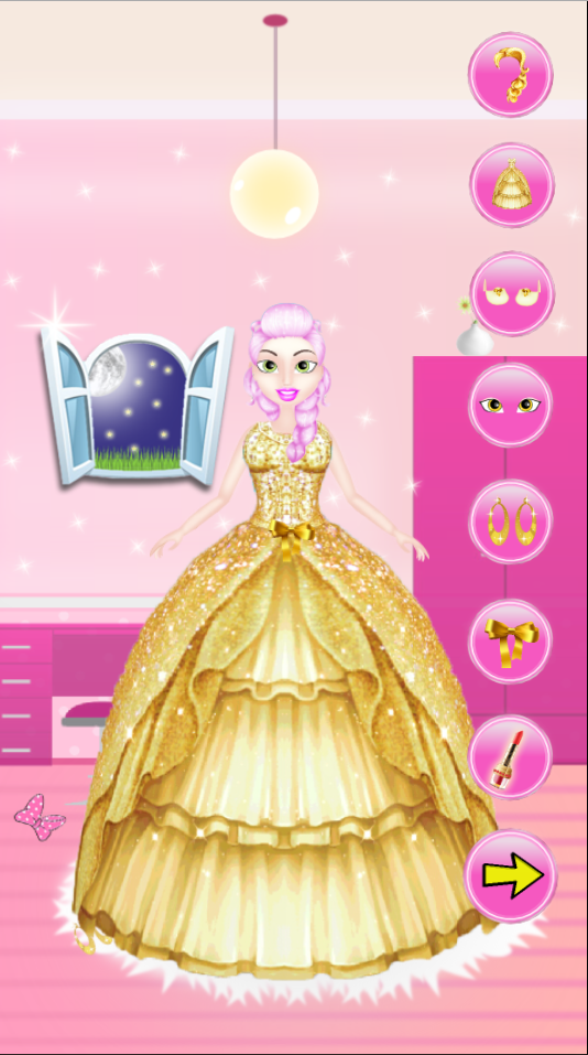 Android application Dress Up: Princess Girl screenshort