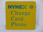 Signs - 12 X 12 Flanged NYNEX Change Card Phone