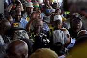 Former president Thabo Mbeki Campaigning in Soweto at Jabulani Mall where he was doing a walkabout.