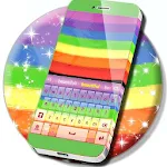 Watercolor Rainbow Keyboard Apk