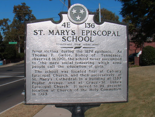 St. Mary's Episcopal School is the oldest private school in Memphis. It has operated continuously since its founding in 1847, and during most of its existence has been exclusively for girls....