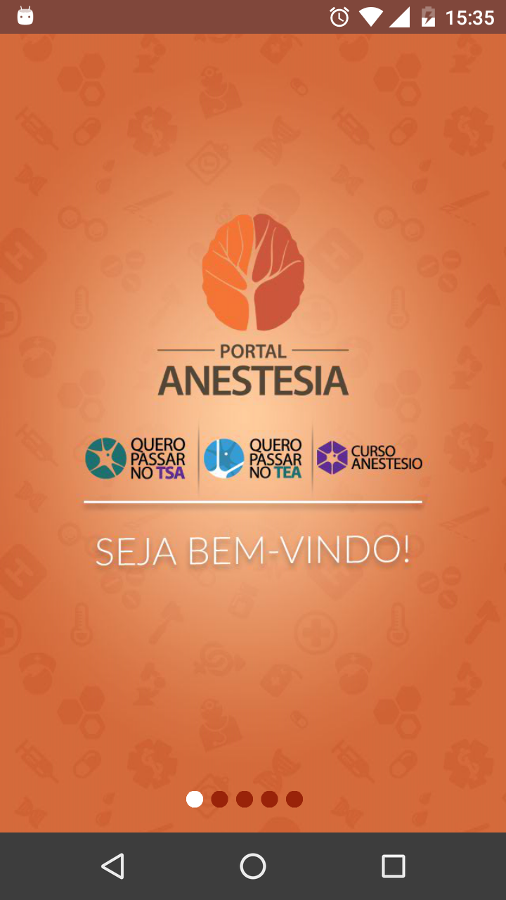 Android application Anestesia App screenshort