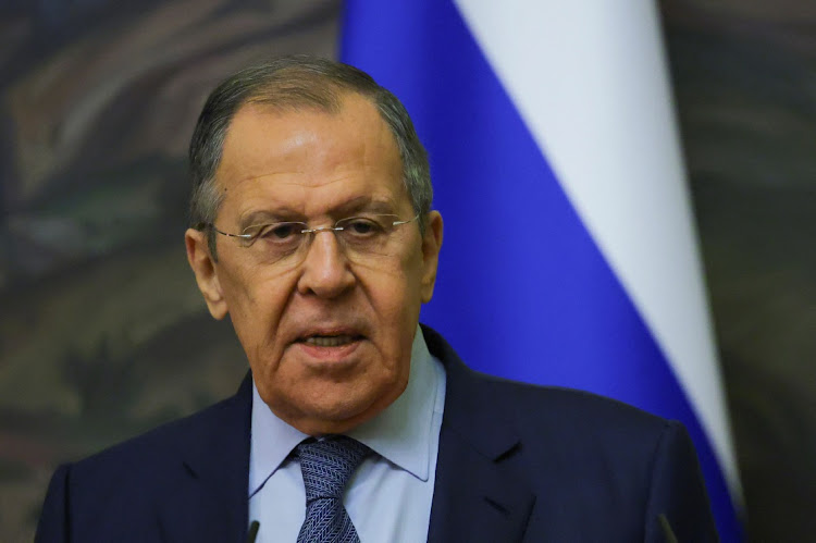 Russian foreign minister Sergei Lavrov. Picture: EVGENIA NOVOZHENINA/REUTERS