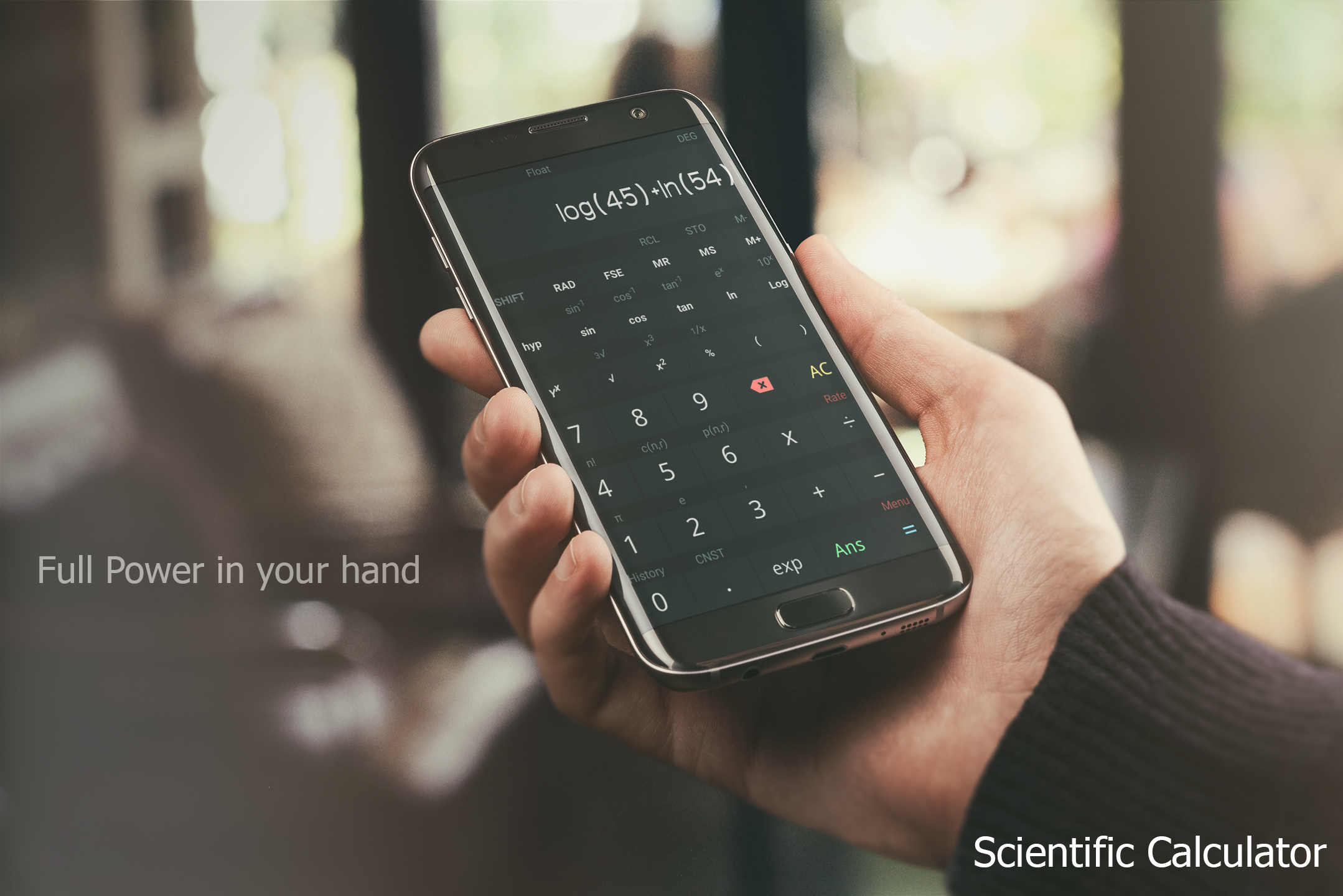 Android application Scientific Calculator screenshort