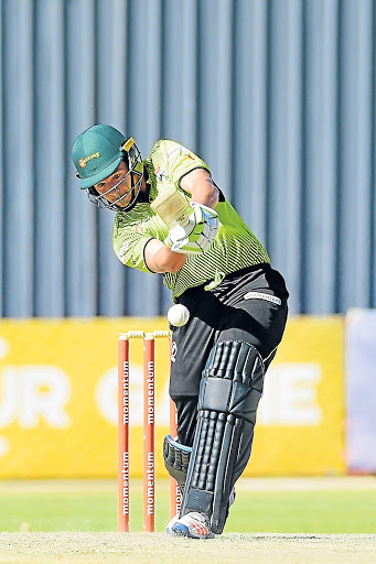 IN GOOD FORM: Marco Marais of the Warriors who featured strongly with the bat when the franchise defeated the Knights in their One-Day Cup match in Kimberley on Tuesday Picture: GALLO IMAGES