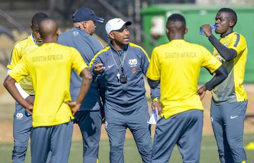 U/20 coach Thabo Senong during the South African Men's U/20 National Media open day at Nike Training Centre, Soweto on July 07, 2016 in Johannesburg, South Africa.