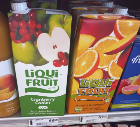 Liqui Fruit makes some packaging design changes.