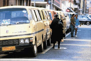 FIRST CHOICE: Minibus taxis still remain the most preferred mode of public transportation in South Africa.