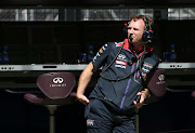 A file photo of Red Bull Formula One team principal Christian Horner looking on during the first practice session for the British Grand Prix at the Silverstone Race circuit in central England.