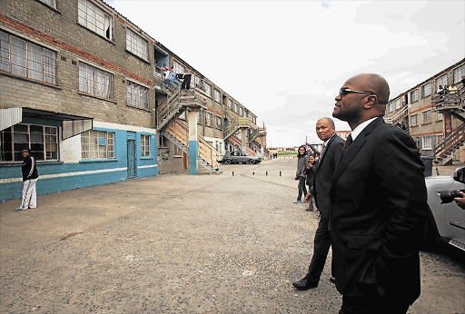 Police Minister Nathi Mthethwa visits the Cape Flats. File photo.