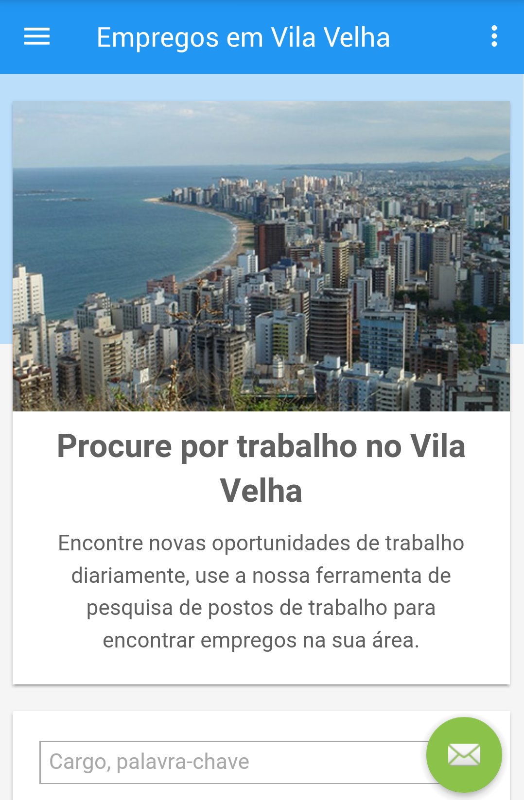 Android application Empregos em Vila Velha, Brasil screenshort