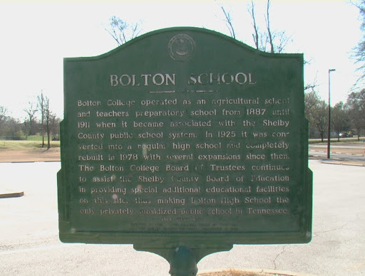 Bolton College operated as an agricultural school and teachers preparatory school from 1887 until 1911 when it became associated with the Shelby County public school system. In 1925 it was...