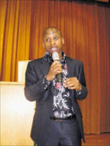 INTENT: Andile Lungisa. Pic. Unknown.