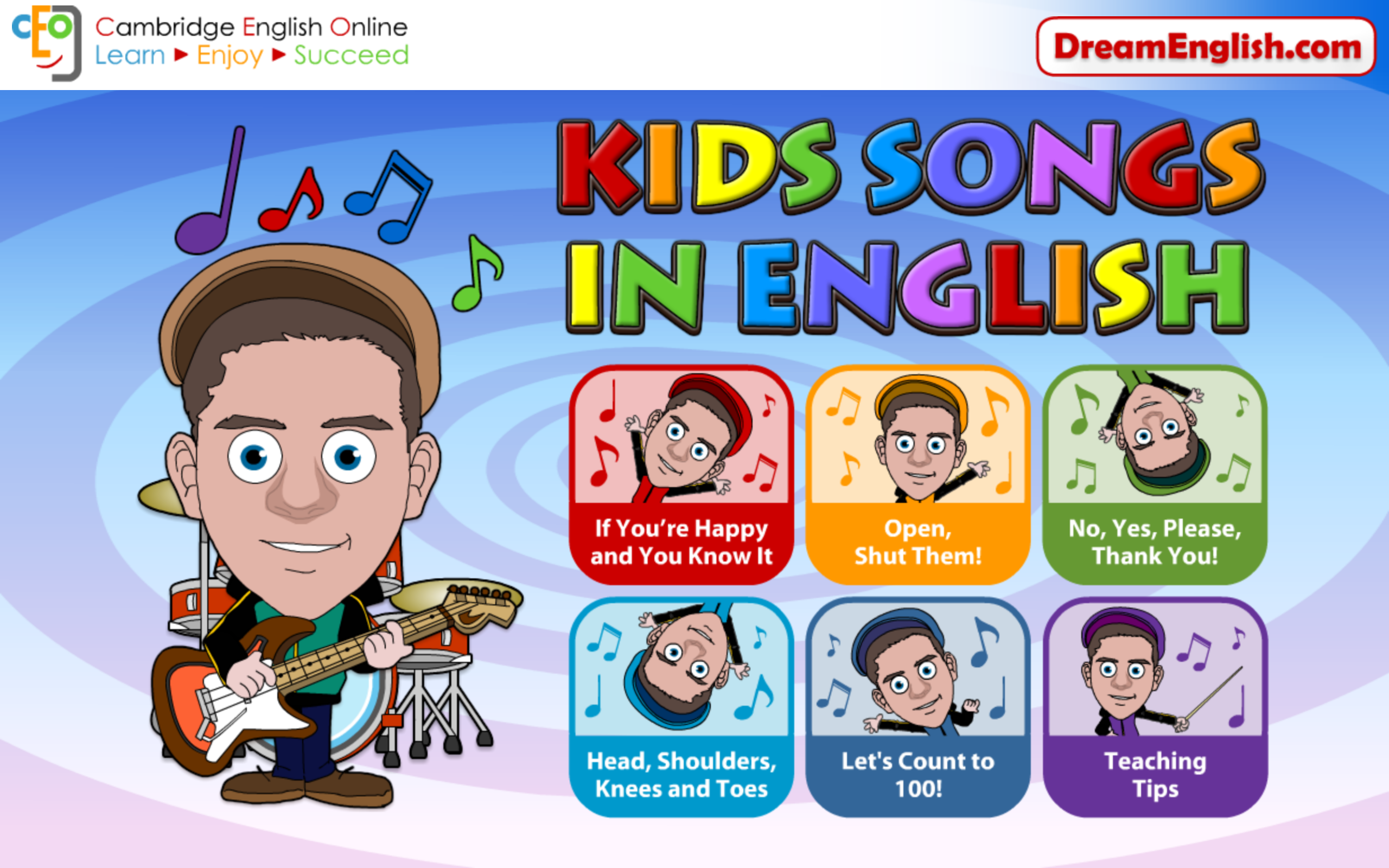 Android application Kids Songs in English screenshort