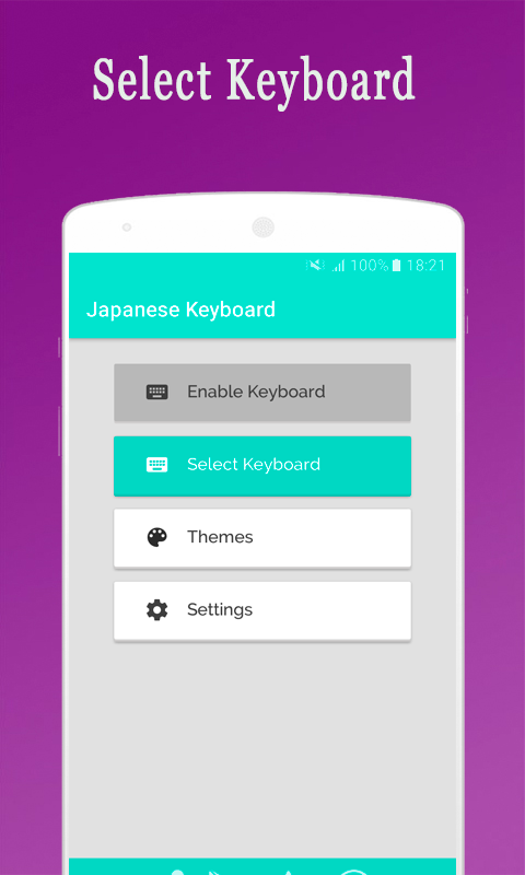 Android application Japanese Keyboard screenshort