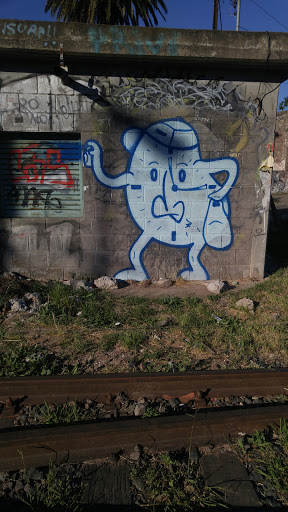 Graffiti Cara de Mono