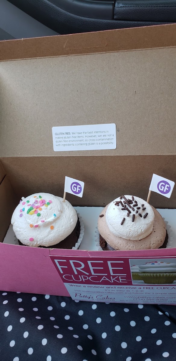 Gluten-Free Cupcakes at Patty's Cakes and Desserts