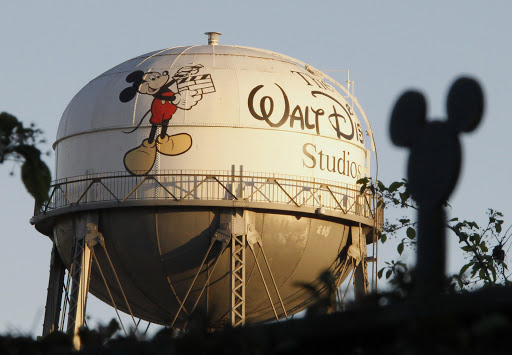 The water tower at The Walt Disney Co. The company has re-released classic animation film The Lion King in 3D. File photo.