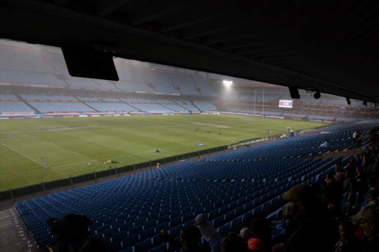 Rain during the Currie Cup match between Vodacom Blue Bulls and DHL Western Province at Loftus Versfeld on October 13, 2018 in Pretoria, South Africa.