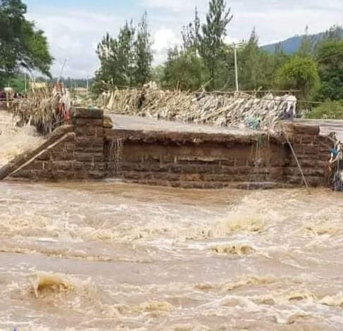 River Athi Bridge at Oldonyo Sabuk that connects Machakos and Kiambu counties in Matungulu, Machakos, on May 2, 2024