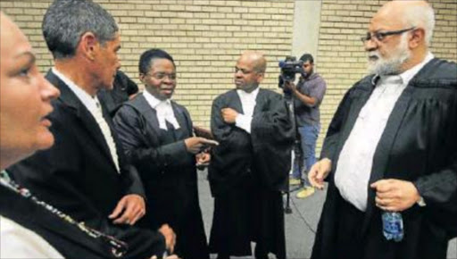 COURT WRANGLING: Legal teams and representatives for the NPA, the justive minister and King Buyelekhaya Dalindyebo at the Mthatha High Court argued over the court’s jurisdiction Picture: LULAMILE FENI