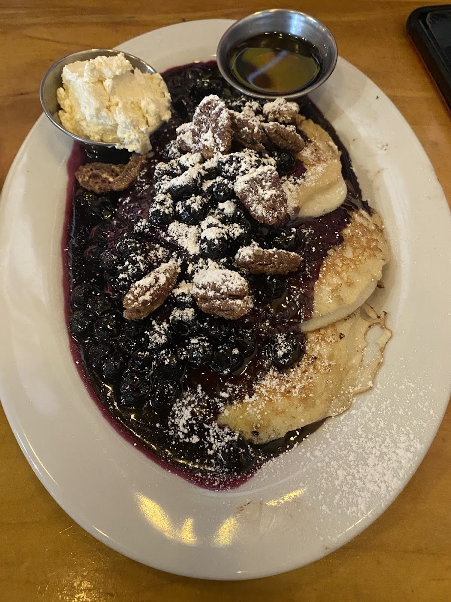 Blueberry Ginger Pancakes