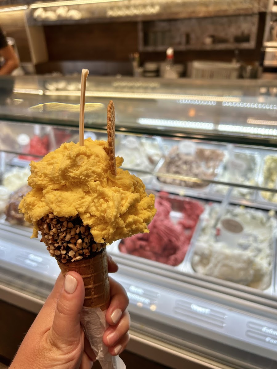 Mango gelato - 100% GF (very close to the Pantheon)