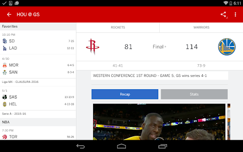   ESPN- screenshot thumbnail   