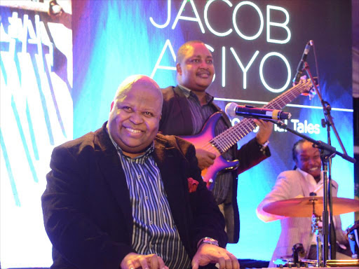Jacob Asiyo performing at the Hotel Intercontinental on Thursday, February 16, 2017. /DAVIES NDOLO