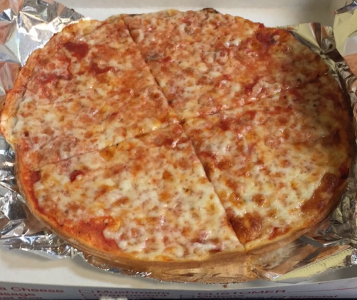 GF pizza from Todaro's