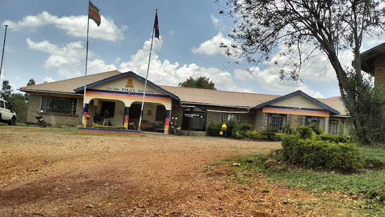 Oyugis police station where the suspect is being detained