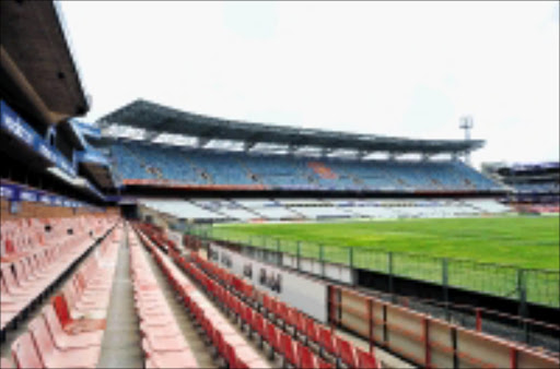 WAITING: The popular Loftus Stadium, which has been fitted with state-of-the-art roofing, might be completed next month.27/01/09. © Unknown.