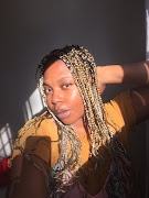 Lerato Sokhulu braided her hair since she cannot visit a salon during lockdown.