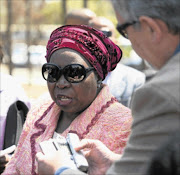 OUTSTANDING: Outgoing Minister of Home Affairs Nkosazana Dlamini- Zuma at her farewell function in Irene near Pretoria. 
       PHOTO:  Vathiswa Ruselo