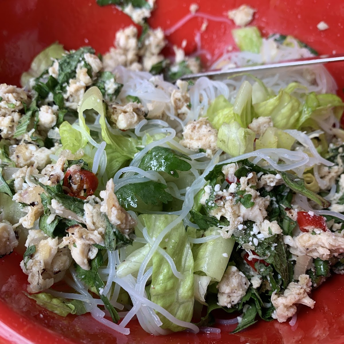 lemongrass chicken salad