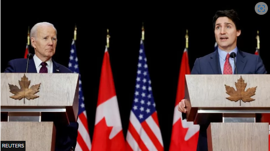 US President Joe Biden is in Ottawa, Canada, to meet with his Canadian counterpart, Justin Trudeau