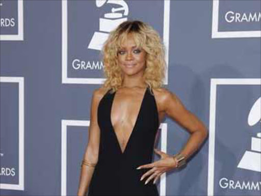 The plunging neckline dress that Rihanna wore to the Grammys in 2012.