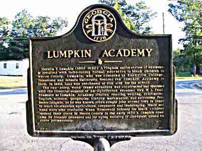 Horace T. Lumpkin (1857-1930) A Virginia native and son of exslaves, is credited with introducing formal education to black children in Macon County. Lumpkin, who was educated at Knoxville...