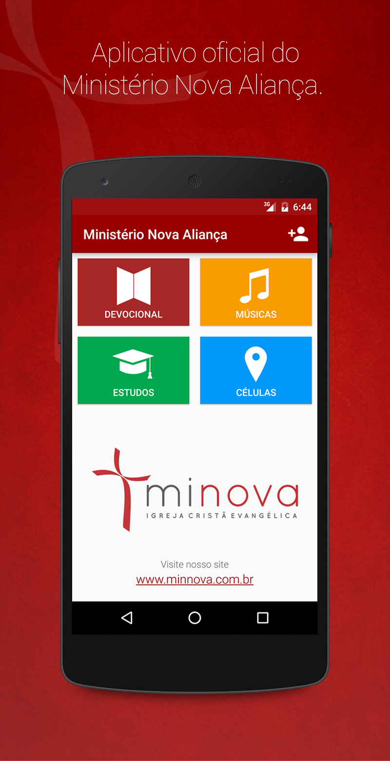 Android application Ministério Nova Aliança screenshort