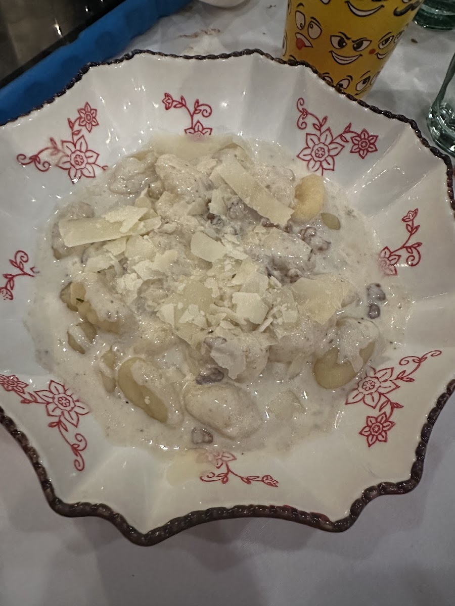 GF Gnocchis in Truffle sauce