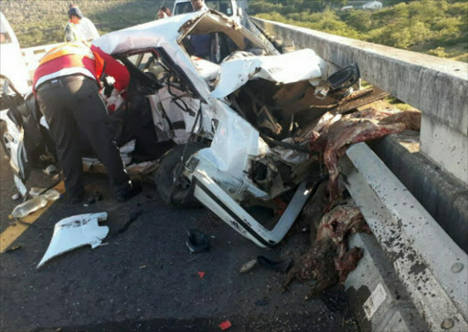 [20:28, 12/19/2017] +27 73 792 6386: KSD traffic chief Vuyisile Magangana's car was involved in an accident on the Kei Bridge