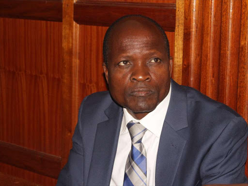 Migori Governor Okoth Obado at the Milimani law court on September 24, 2018. /COLLINS KWEYU