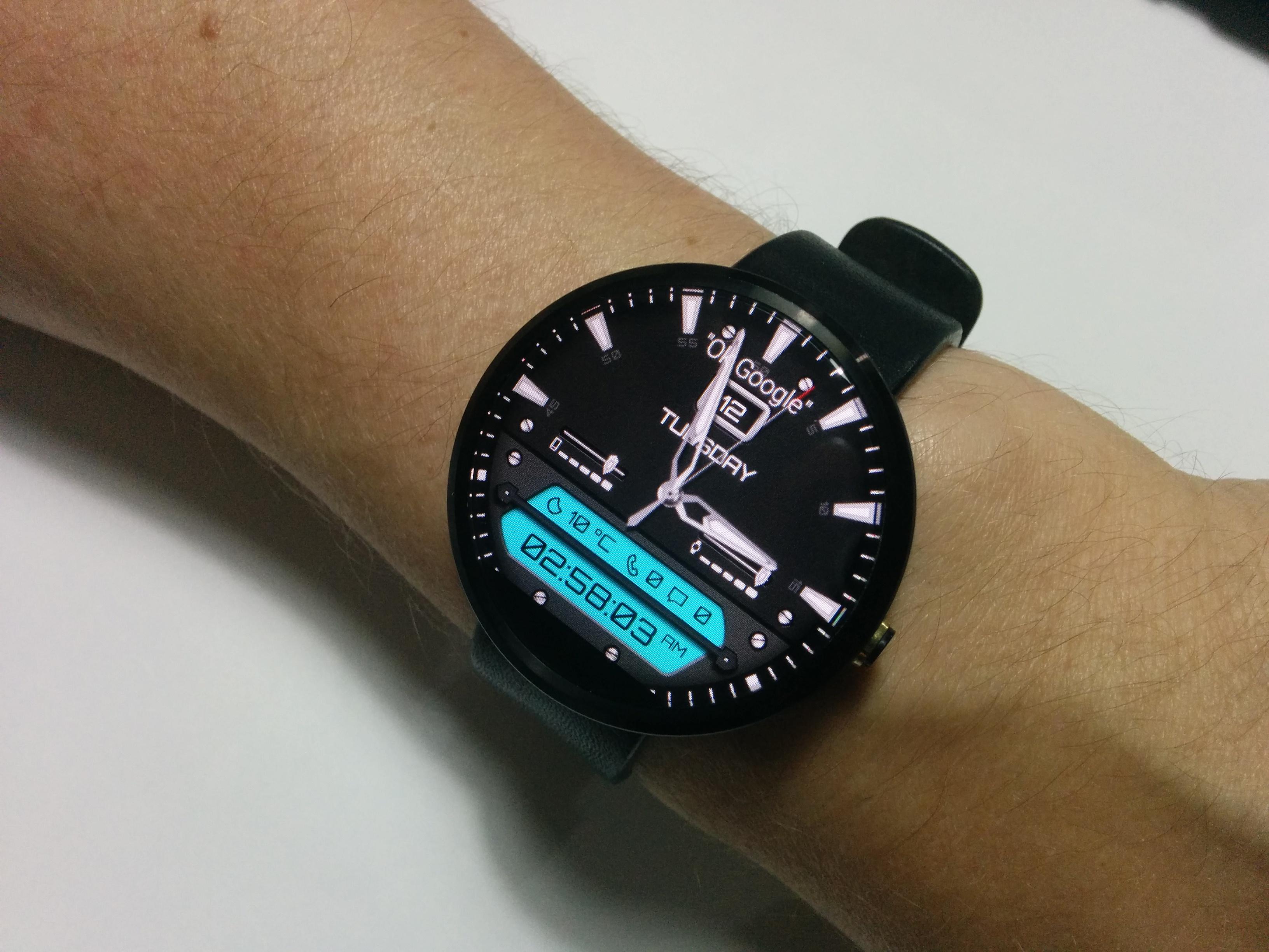 Android application Titanium Watch Face screenshort