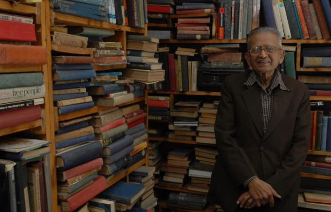 A self-effacing Bangalore bookseller surrounded by his past